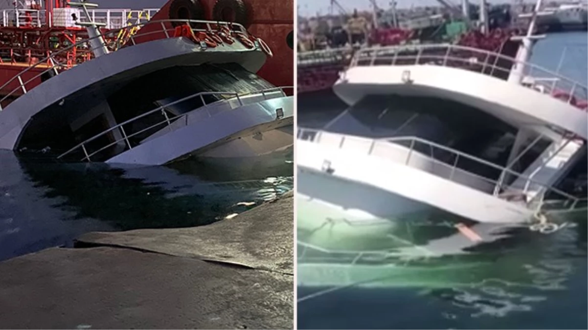 İstanbul Yenikapı’da tur teknesi battı! 3 kişi son anda kurtuldu