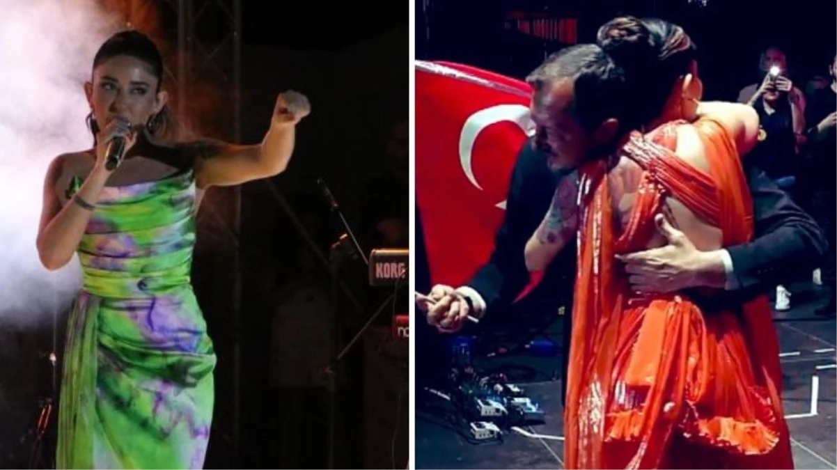 Melek Mosso’dan kendisine sarılmak isteyen başkana imalı yanıt