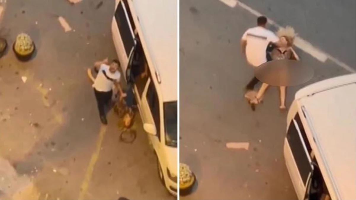 Bayıltana kadar darbettiği kadını araca alıp kaçıran caninin suç dosyası kabarık çıktı