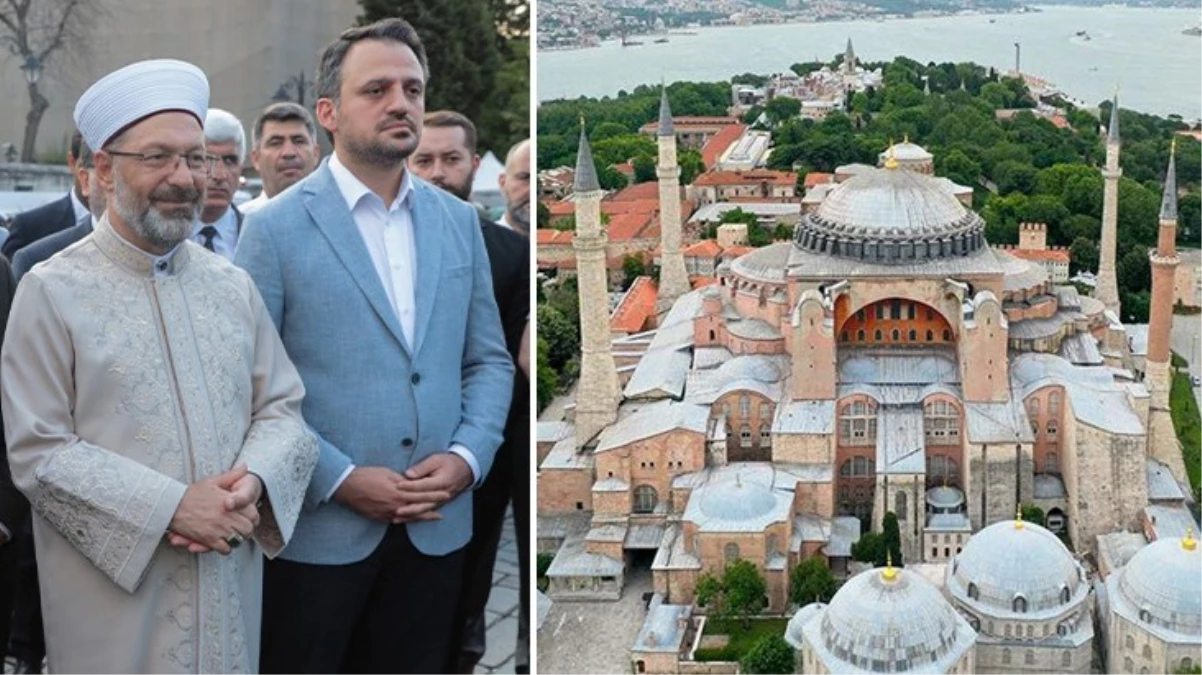 İbadete açılmasının 3. yıl dönümünde vatandaşlar Ayasofya’ya akın etti! Erbaş’ın da bir çağrısı var