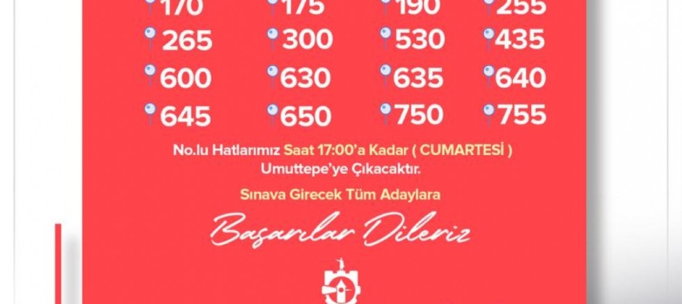 KPSS için Büyükşehir’den ek sefer – EĞİTİM – İnternetin Ajansı