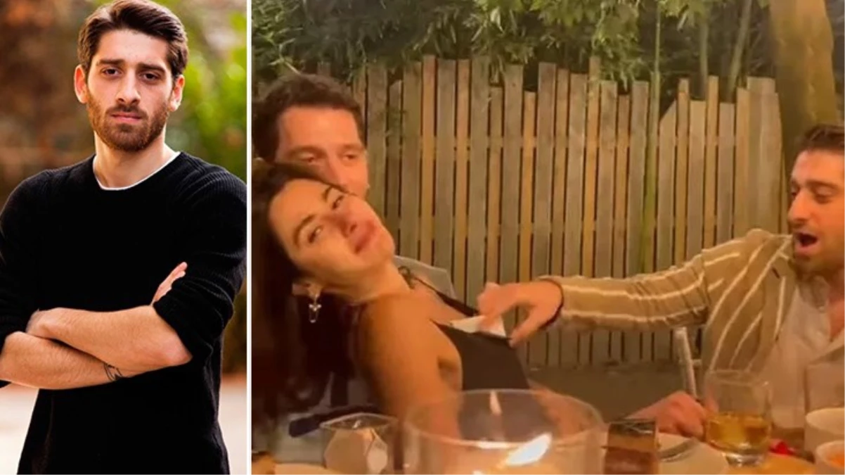 Nesrin Cavadzade’nin göğsüne para sıkıştırdığı anlar çok konuşulan Bora Akkaş, 8 aylık hamile eşinden özür diledi