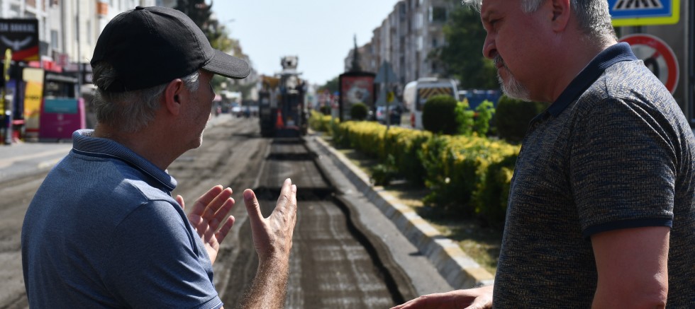 İstasyon Caddesi’nde çalışmalar sürüyor – GÜNDEM – İnternetin Ajansı