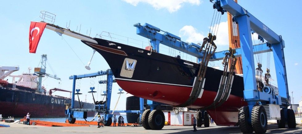 Türkiye’nin en lüks yelkenlisi “Sallyna” su ile buluştu – TÜRKİYE – İnternetin Ajansı