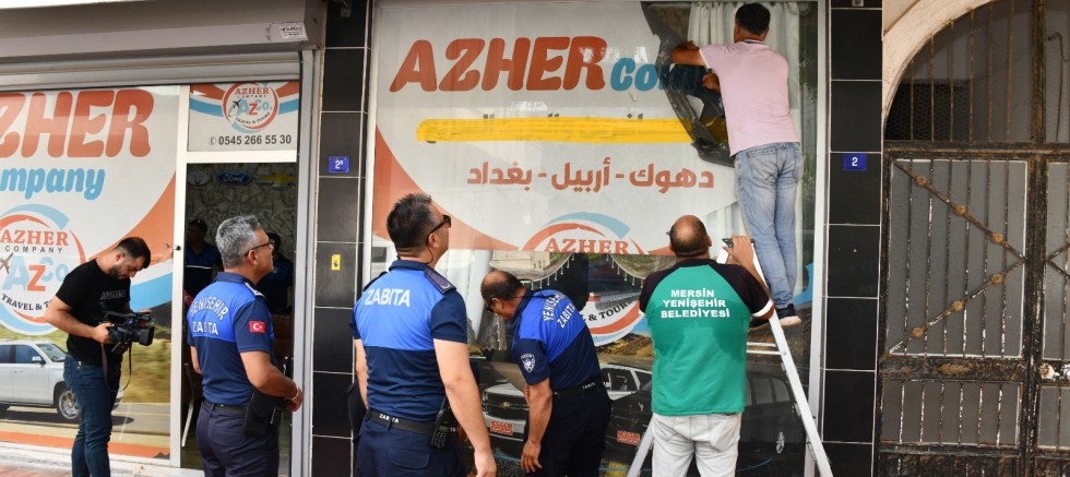 Yenişehir Belediyesinden yabancı tabela denetimi – GÜNDEM – İnternetin Ajansı