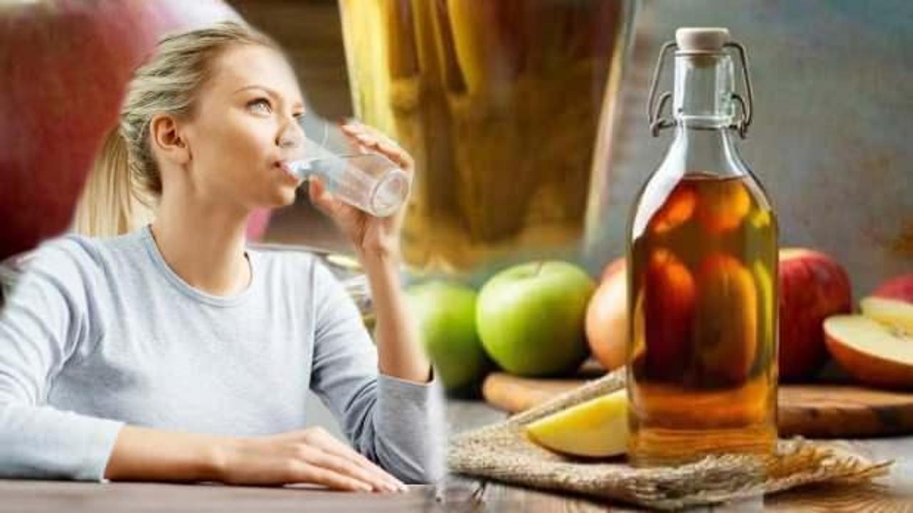 Aç karnına elma sirkeli su içenler aman dikkat! Sirkeli su ne işe yarar?