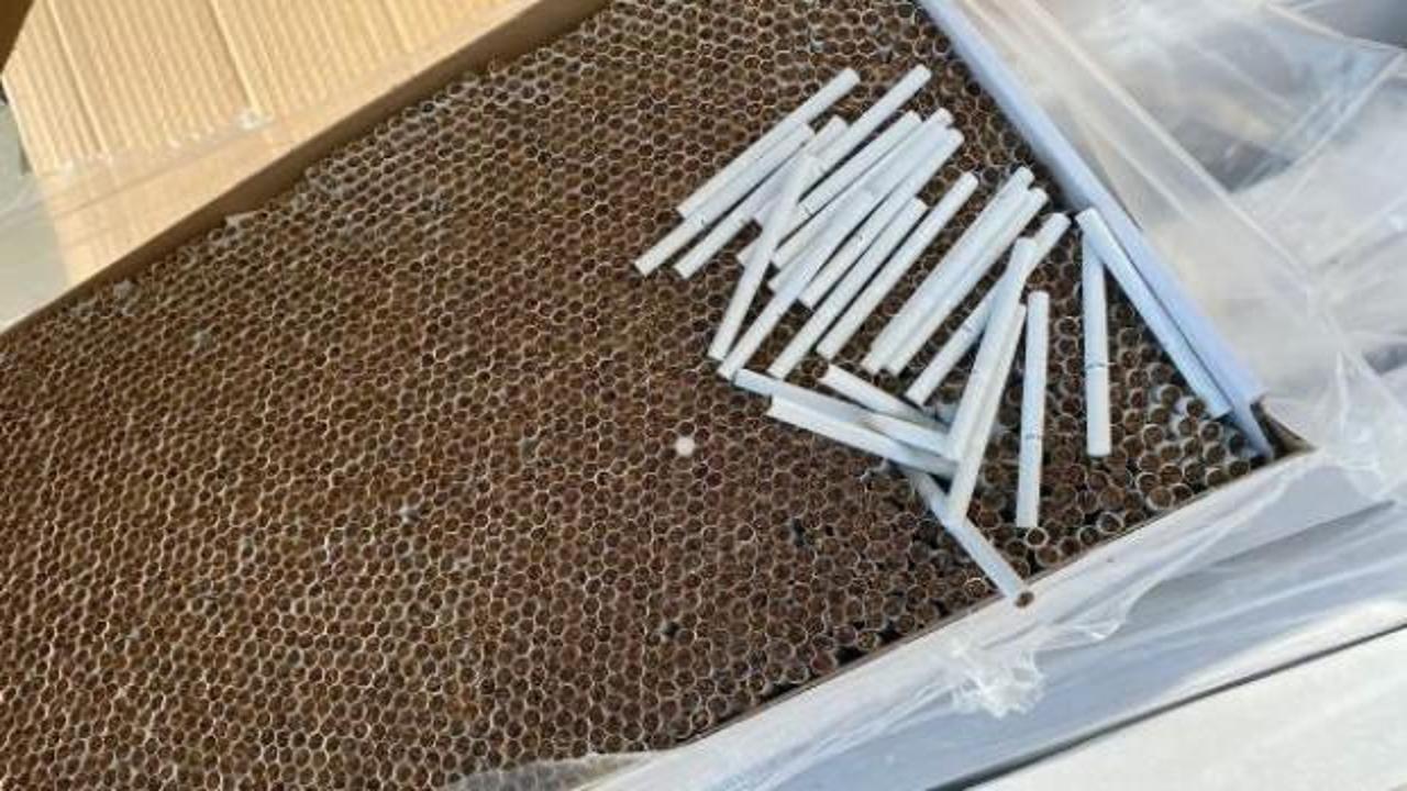 Adana’da 16 milyon kaçak sigara ele geçirildi