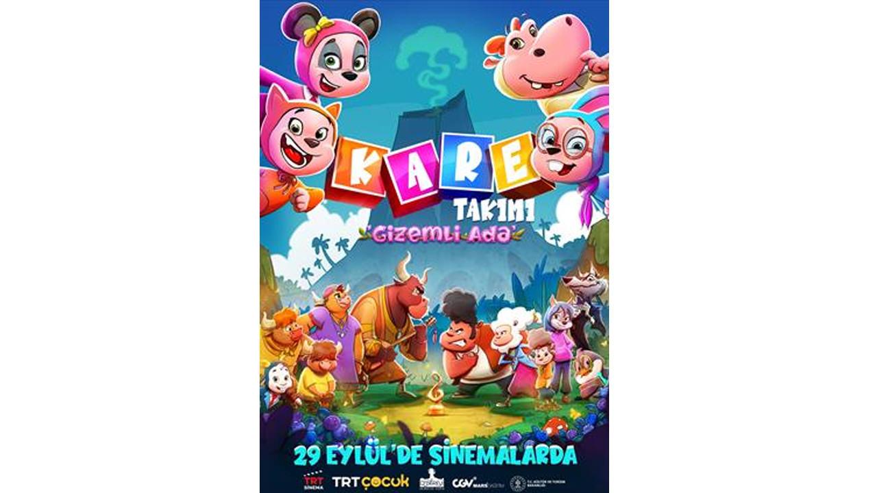 TRT ortak yapımı 'Kare Takımı: Gizemli Ada' yarın vizyonda