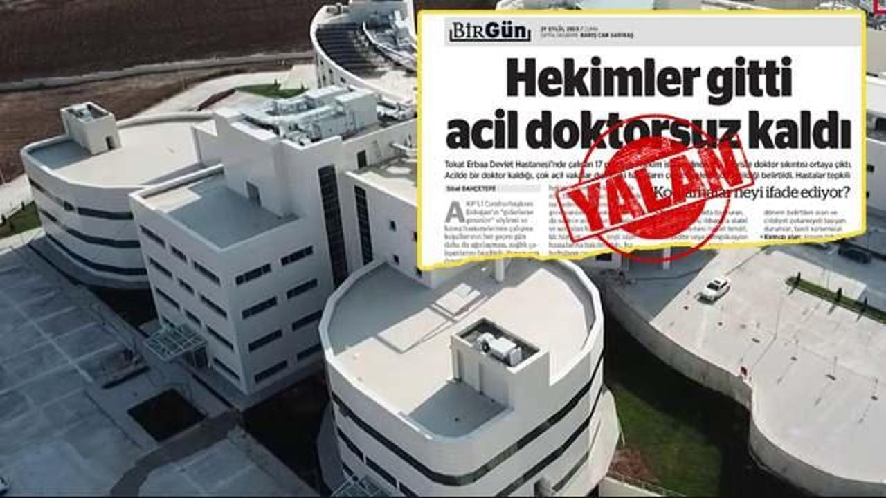 Erbaa Hastanesi’ndeki toplu istifa haberi yalan çıktı! İşte hekim sayısı