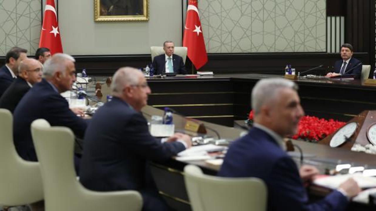 Kabine toplandı: Cumhurbaşkanı Erdoğan açıklama yapacak