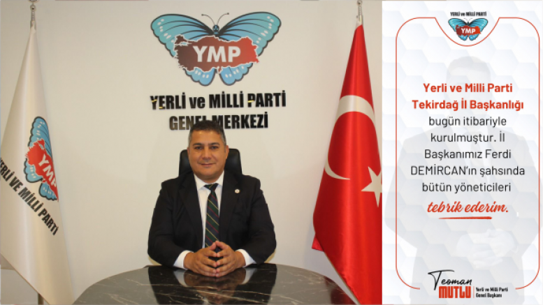 Yerli ve Milli Parti’nin kararlı genişleme ve örgütlenme hamlesi, Tekirdağ’da da devam ediyor. – GÜNDEM – İnternetin Ajansı