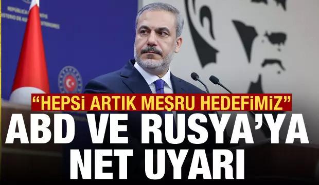 Bakan Fidan'ın restine ABD'den ilk yanıt!