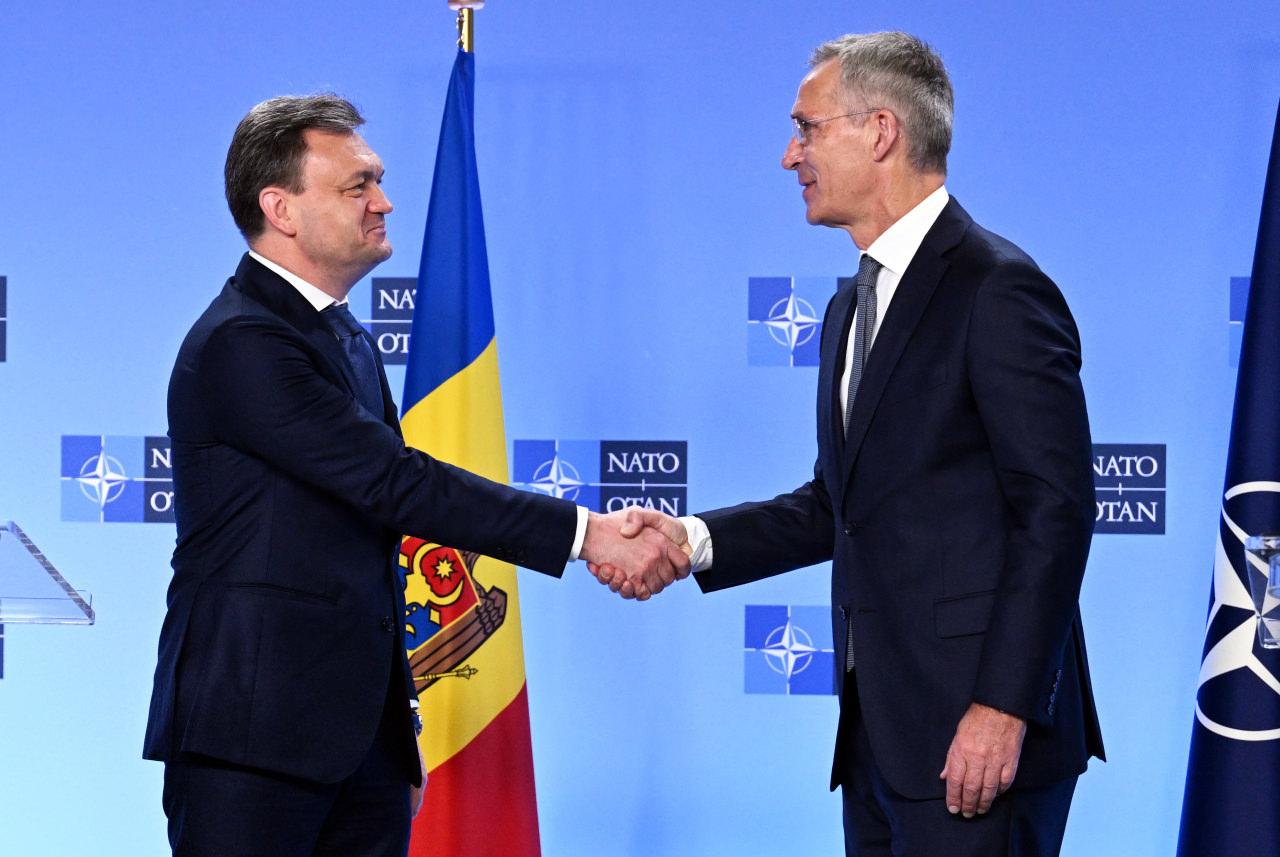 NATO genel sekreteri Moldova Başbakanı ile görüştü