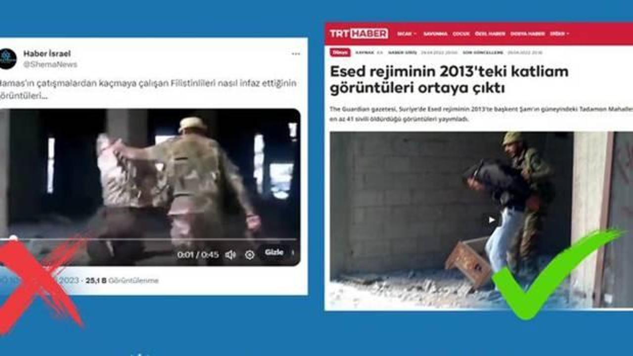 İşte ‘Hamas çatışmalardan kaçmaya çalışan Filistinlileri infaz ediyor’ görüntülerinin aslı