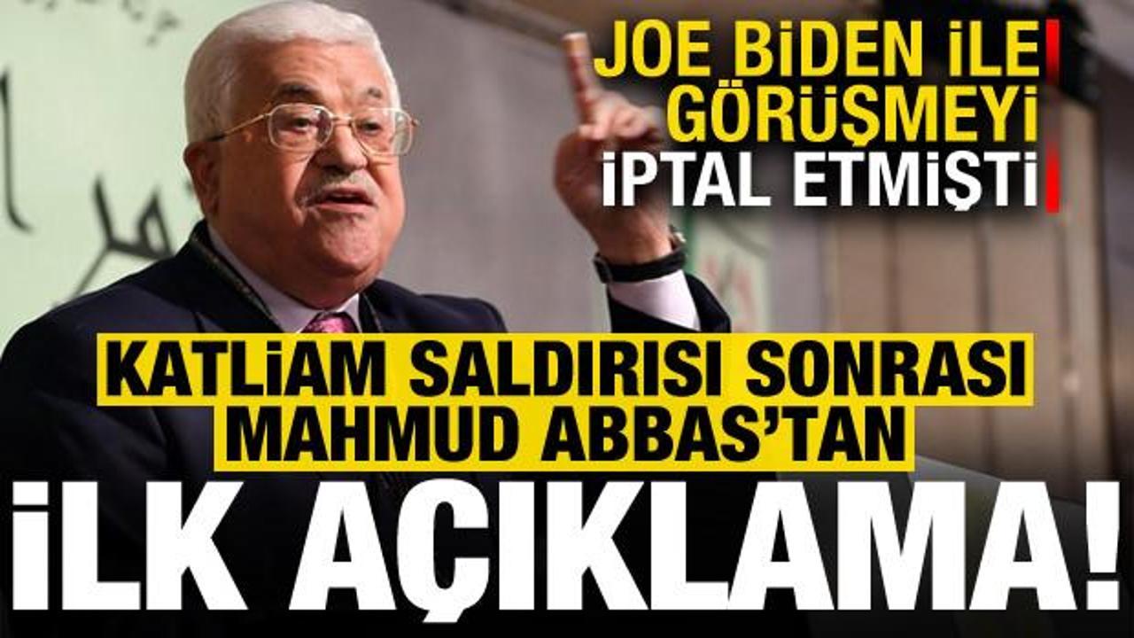 Dünyayı sarsan katliam saldırısı sonrası Mahmud Abbas’tan ilk açıklama!