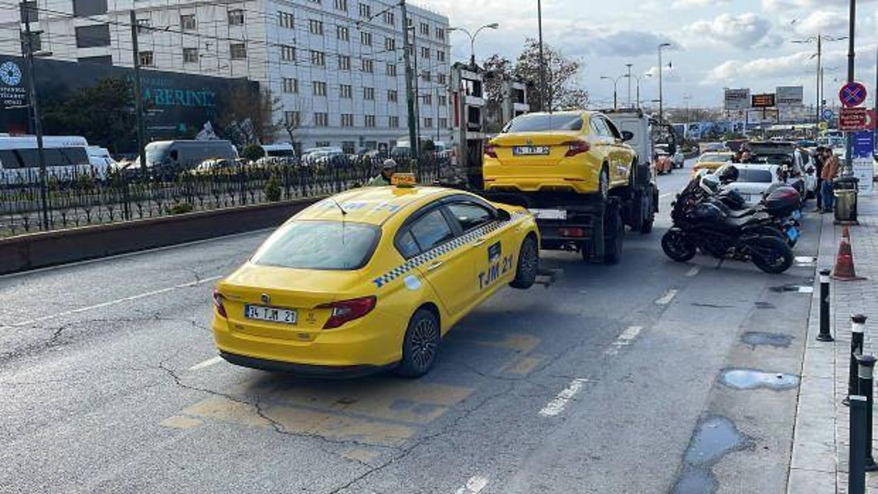 İstanbul’da trafik denetimi! Yolcudan fazla ücret isteyen taksicilere ceza kesildi