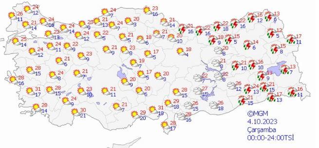 Fırtınalar kopacak! Hava değişiyor...Meteoroloji'den uyarı