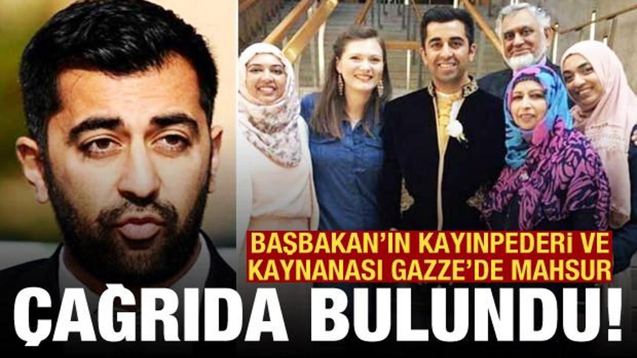 İskoçya Başbakanı’nın kayınpederi ve kaynanası Gazze’de mahsur kaldı