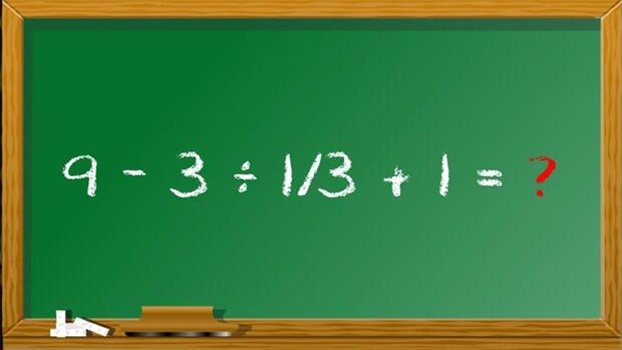 Matematik becerinizi gösterin #4: Bu basit matematik problemini 10 saniyede çözün ve içinizdeki Newton’u ortaya çıkarın!
