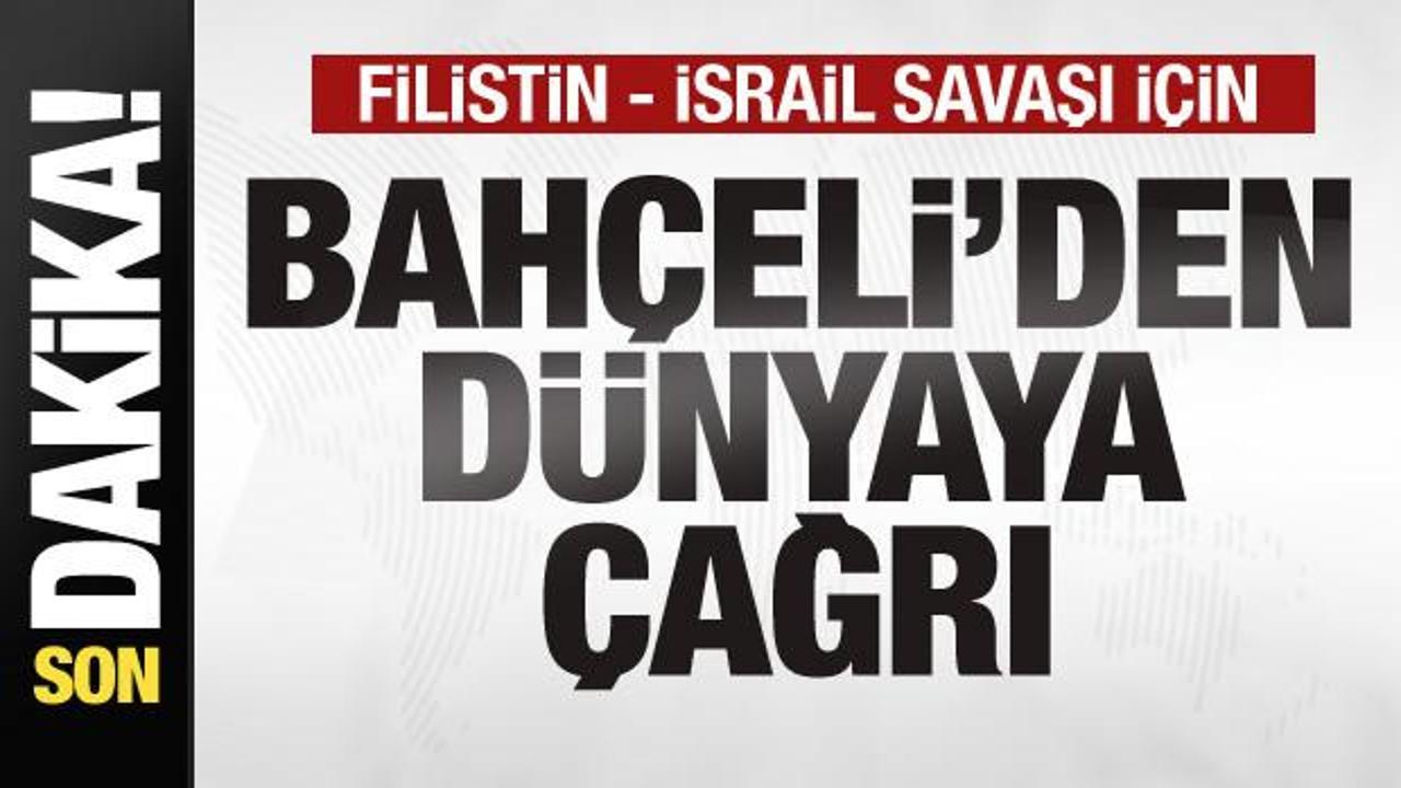 MHP Lideri Bahçeli’den son dakika açıklamaları