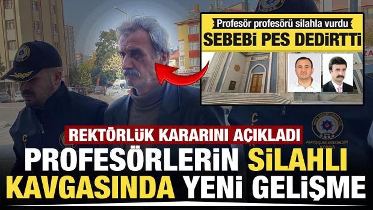 Necmettin Erbakan Üniversitesi’ndeki silahlı saldırı sonrası iki profesör açığa alındı