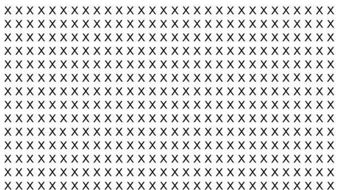 Görsel zekasına güvenenler ekran başına: X’lerin arasına gizlenmiş 5 Y’yi 7 saniyede bulun!