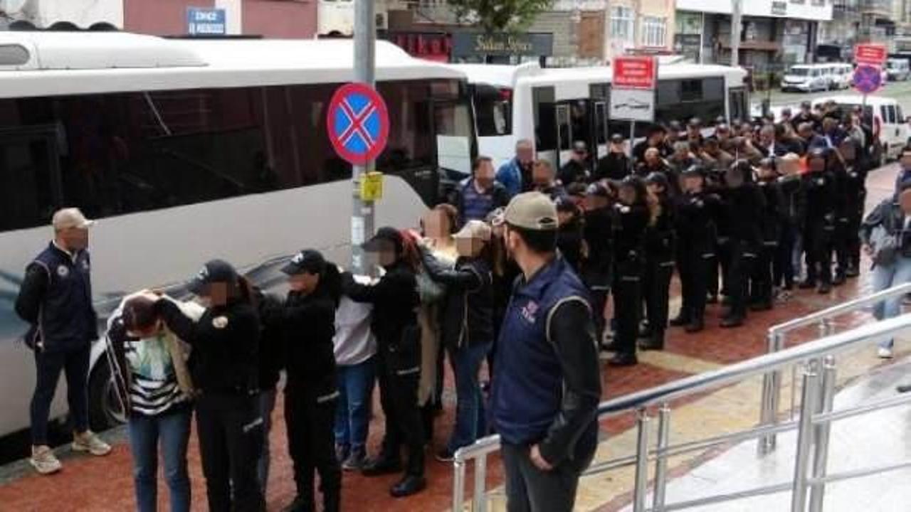 ‘PKK cezaevi dış koordinasyon yapılanması’na operasyonda 32 şüpheli adliyede