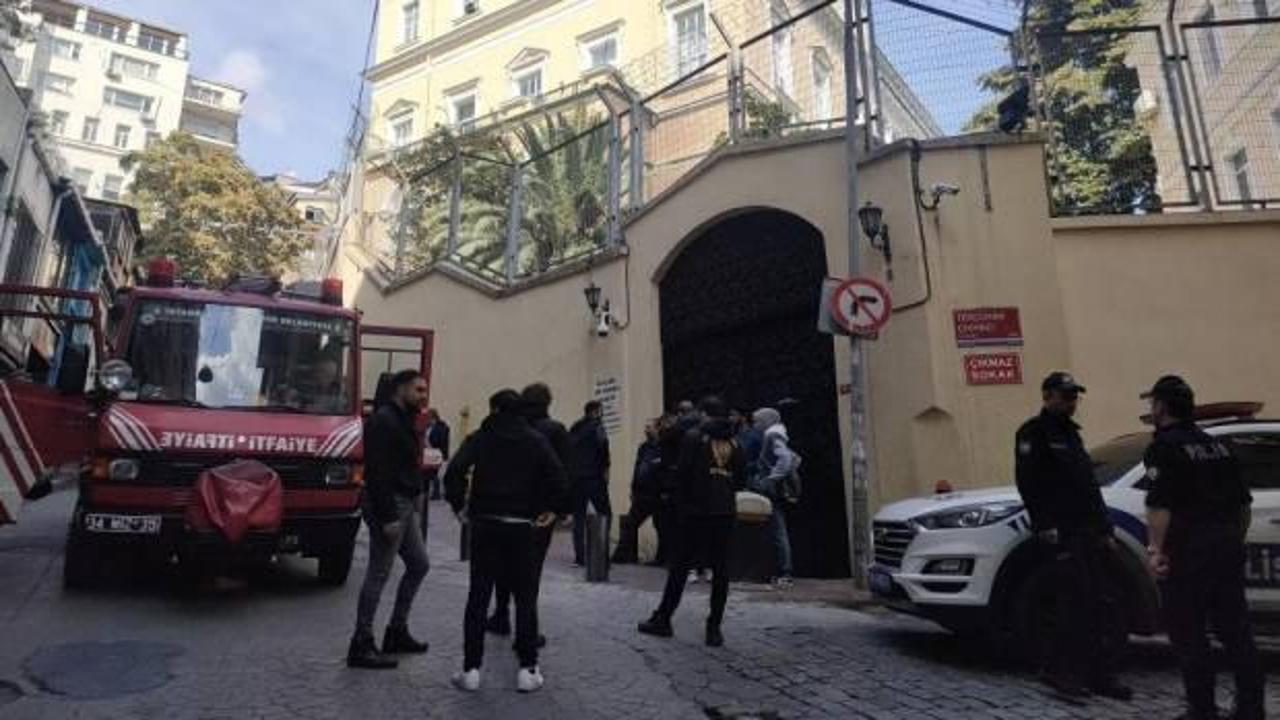 Rusya’nın İstanbul Başkonsolosluğunda yangın paniği