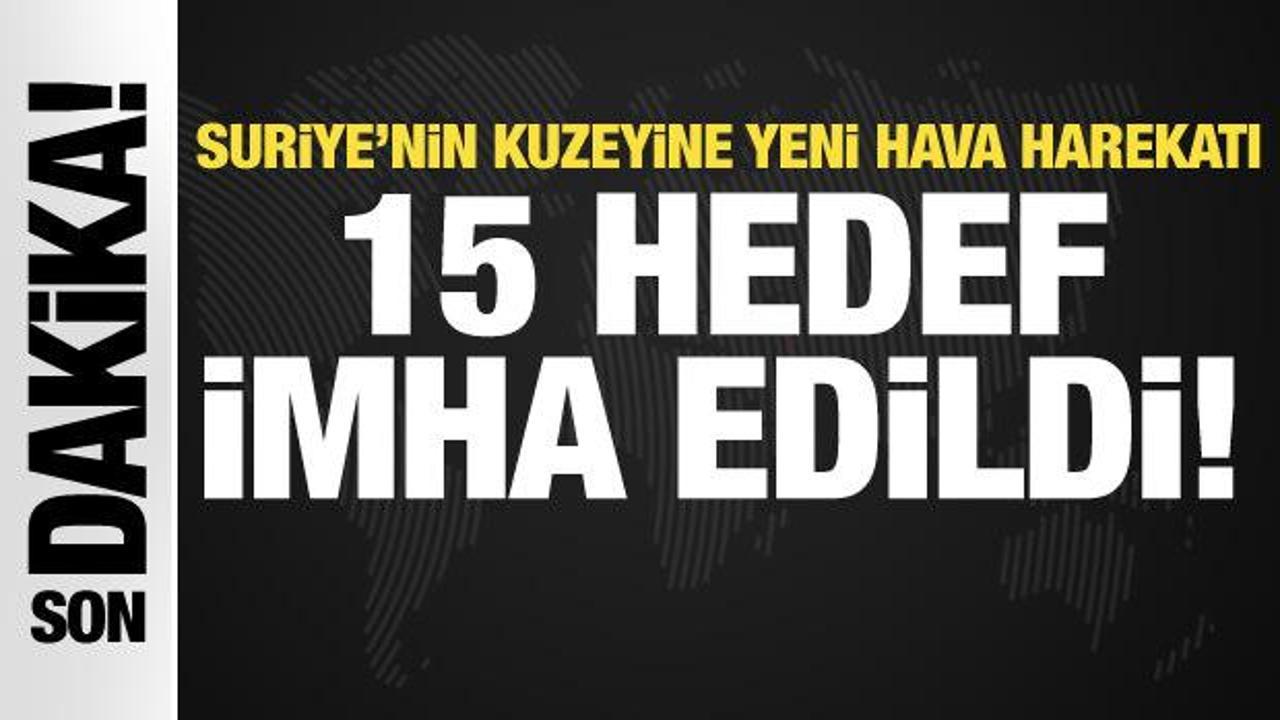 SON DAKİKA HABERİ: MSB duyurdu: Suriye’de 15 hedef imha edildi