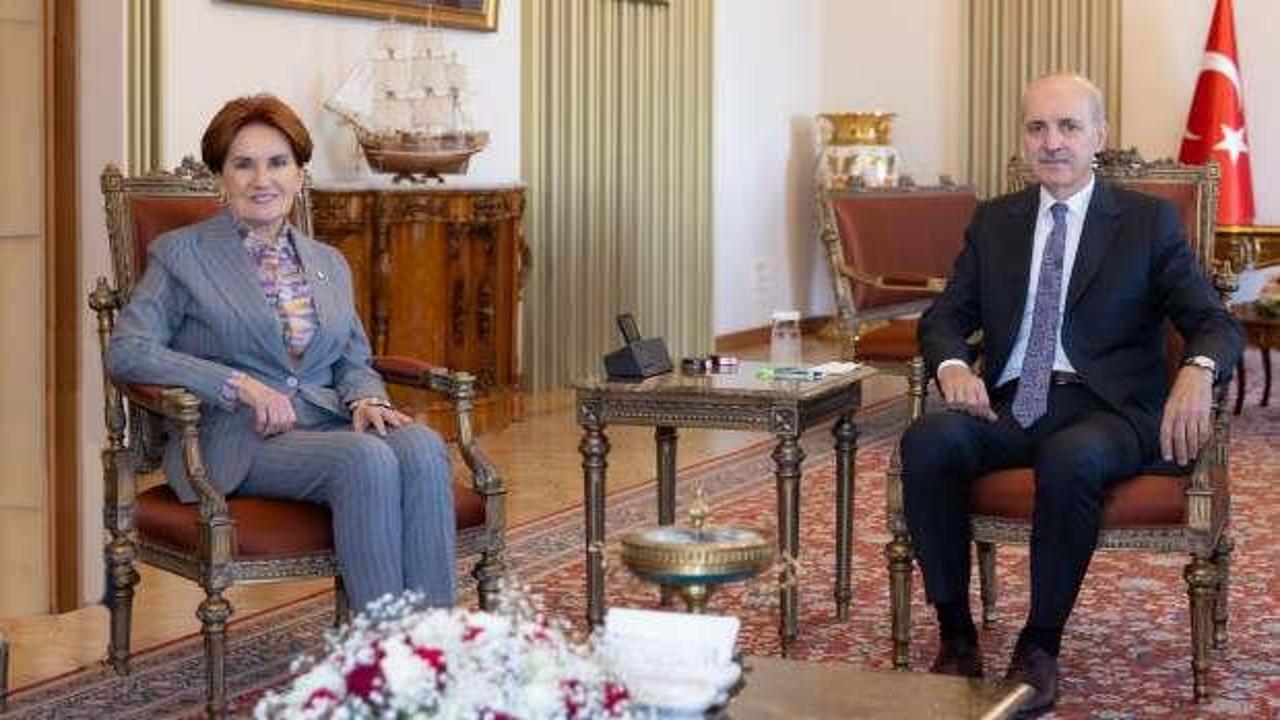 TBMM Başkanı Kurtulmuş, Akşener ile görüştü