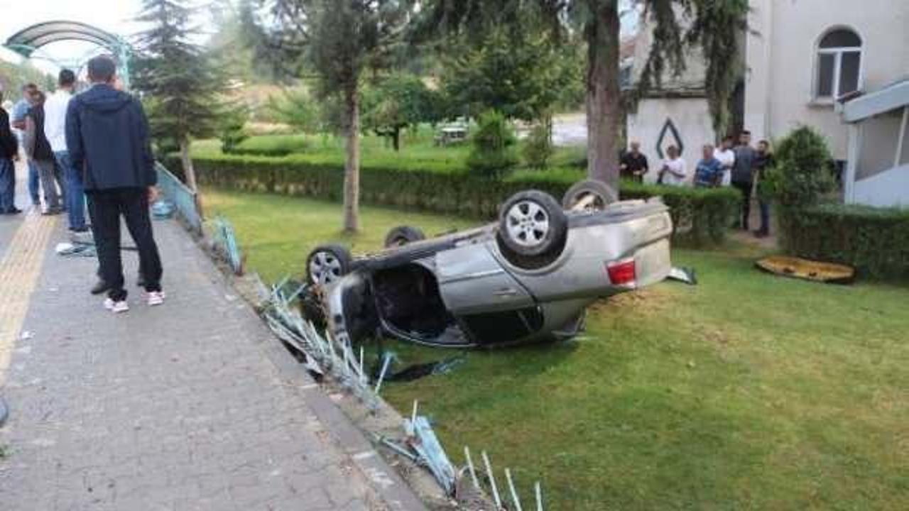 Tokat’ta otomobil, hafif ticari araca çarptı; 1’i çocuk 11 yaralı