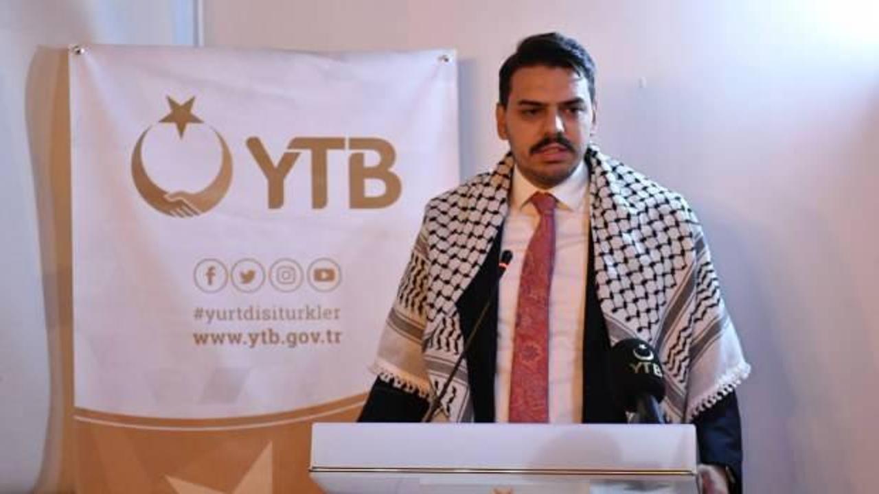 YTB Başkanı Eren, Filistinli öğrencilerle bir araya geldi