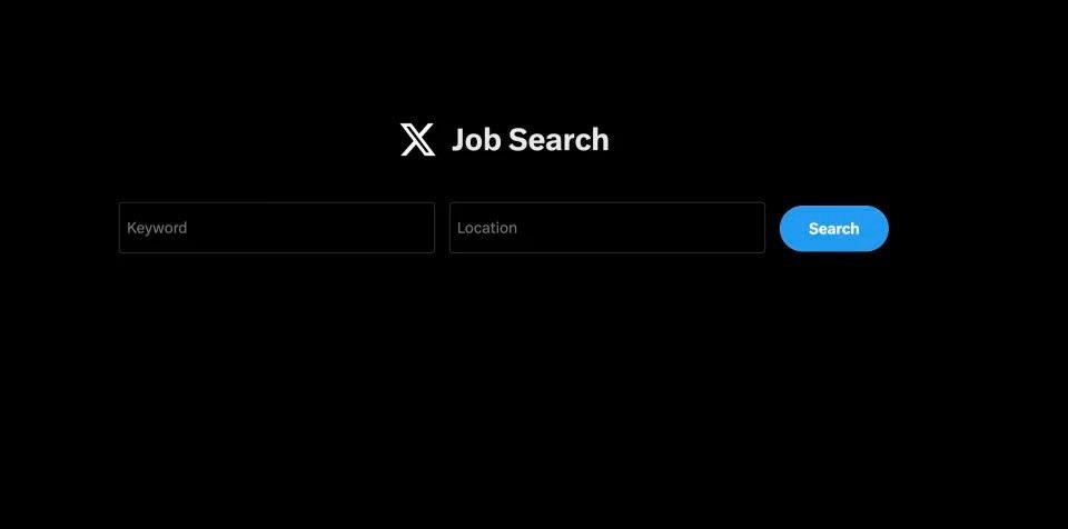 X'in iş arama aracı artık yayında!