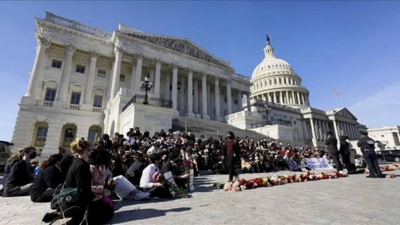ABD’de Kongre çalışanlarından Gazze protestosu
