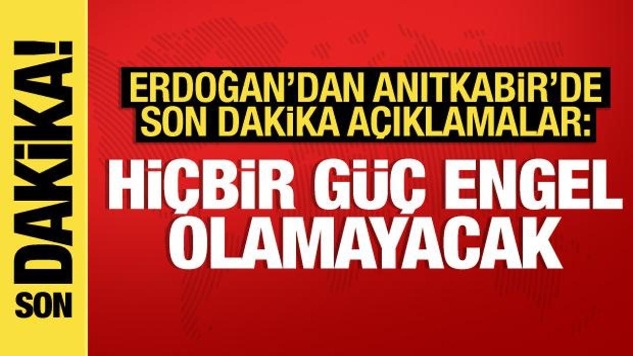 Anıtkabir Özel Defteri’ni imzalayan Erdoğan’dan Türkiye Yüzyılı vurgusu