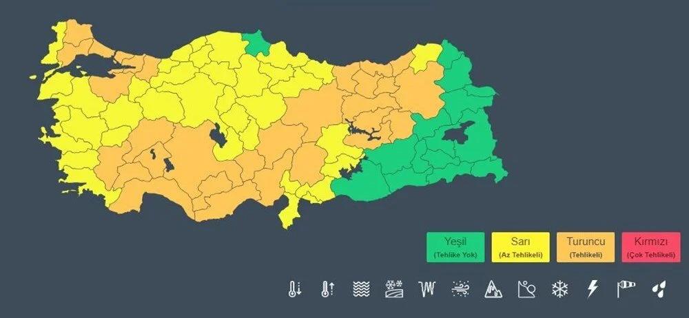 İstanbul ve 66 il için hava durumu uyarısı! Yoğun kar, yağmur, fırtına...