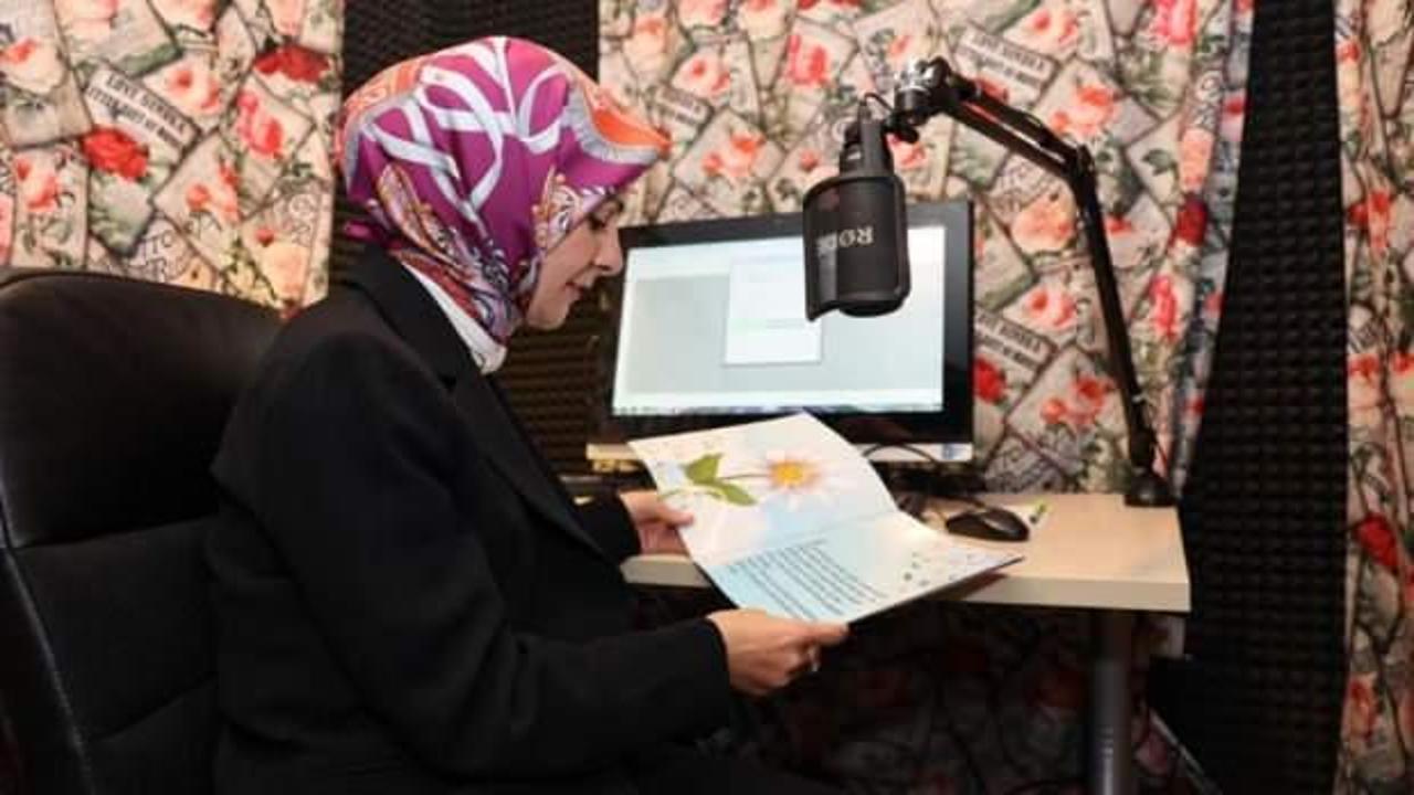 Bakan Göktaş çocuklar için kitap seslendirdi