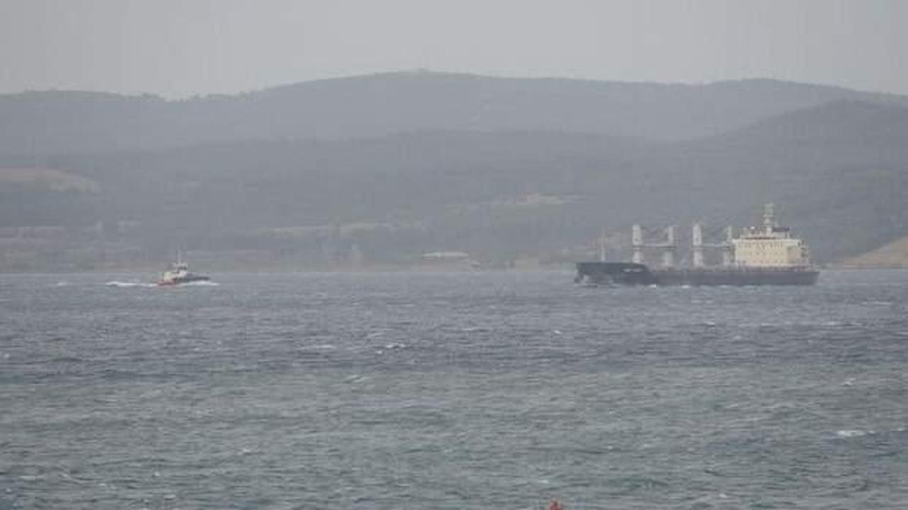 Son Dakika: Çanakkale Boğazı trafiğe kapandı!