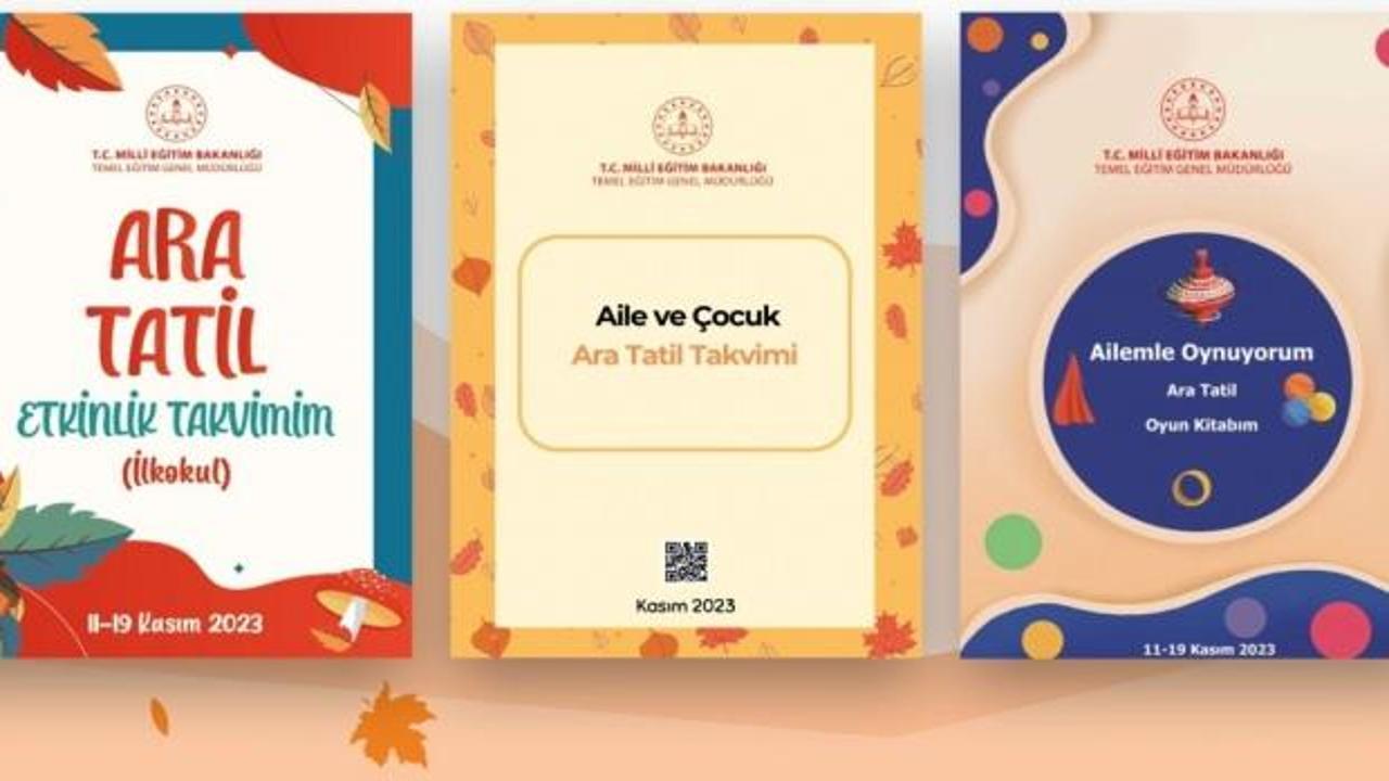 Çocukların ara tatilde aileleriyle yapabileceği etkinlik önerileri erişime açıldı