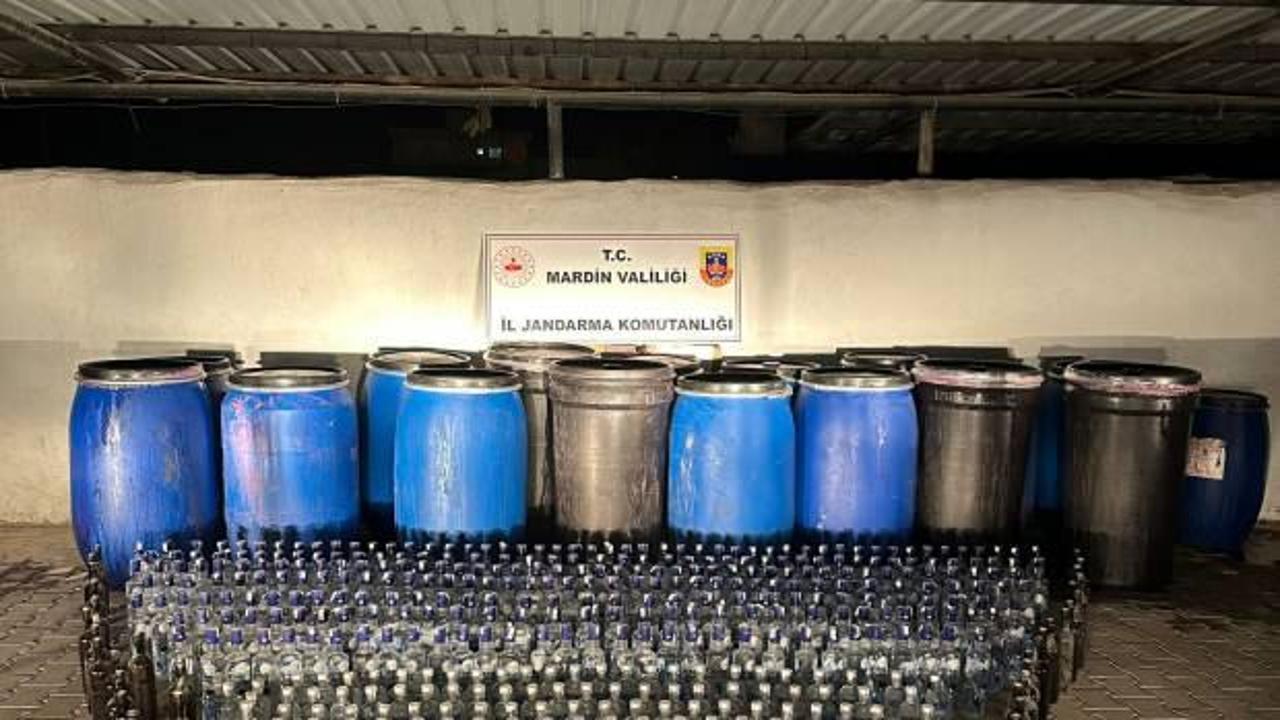 Çok miktarda sahte içki ele geçirildi