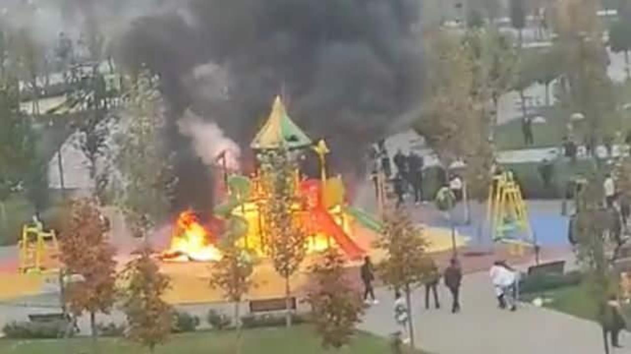 Gaziantep’te çocuk parkının yakan PKK’lılar yakalandı