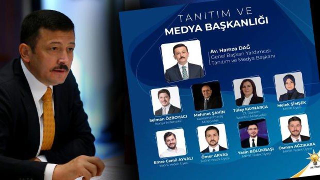 AK Parti Genel Başkan Yardımcısı Hamza Dağ’ın ekibi belli oldu!