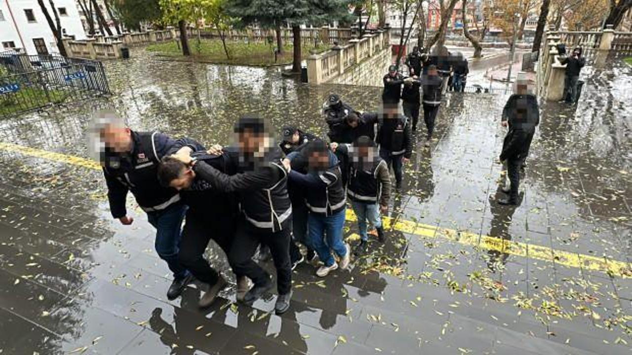 2 ilde ‘Daltonlar’ çetesine ‘Redkit’ operasyonu: 13 gözaltı