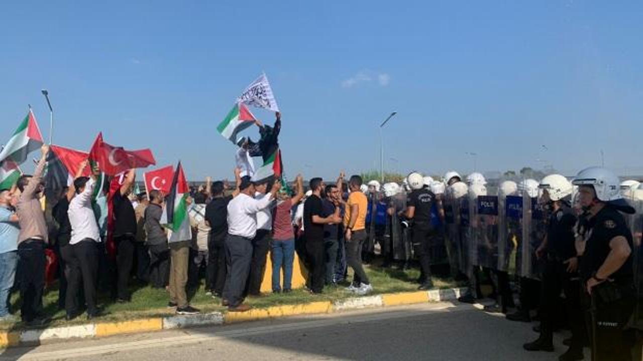 İncirlik Üssü’ndeki protestoya polis müdahalesi
