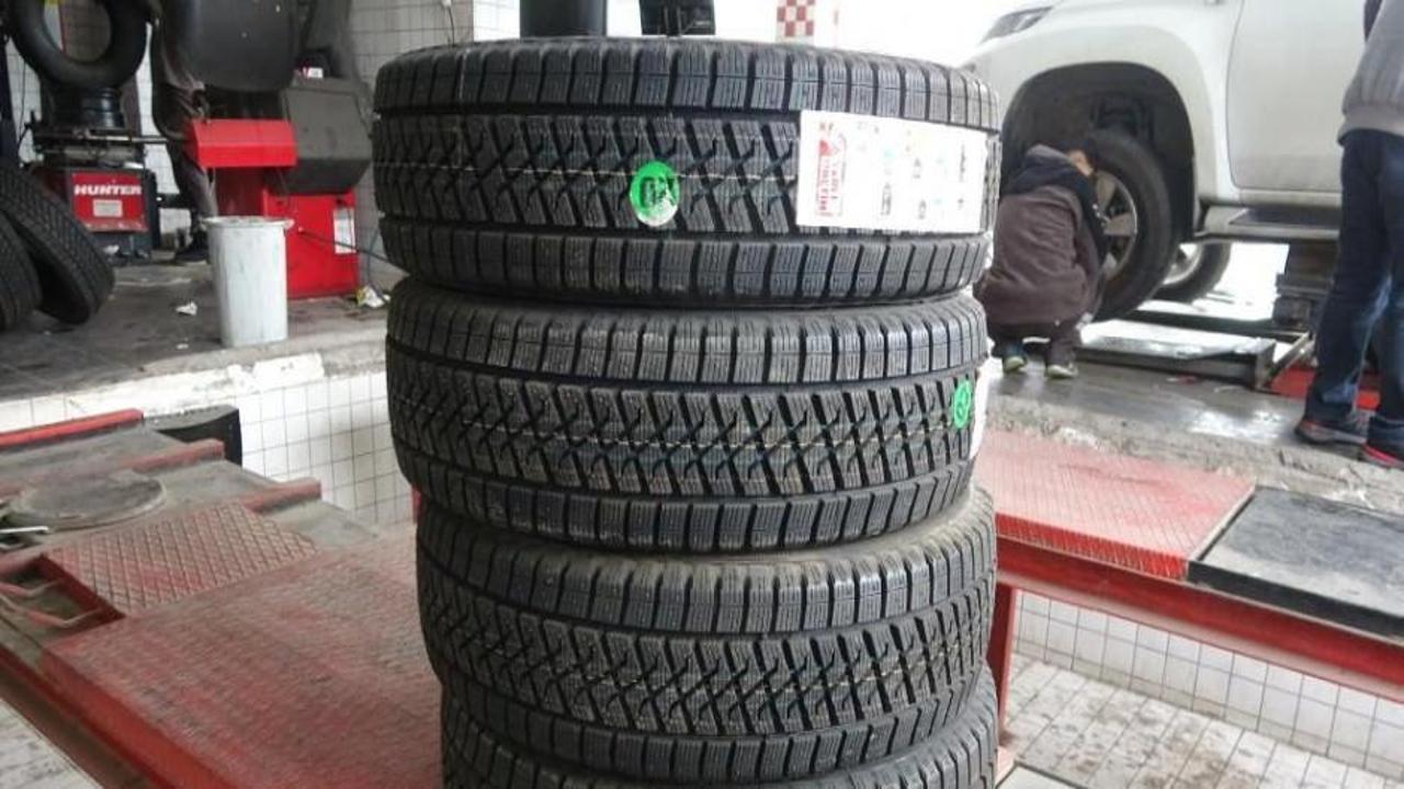 Kış lastiği mesaisi başladı