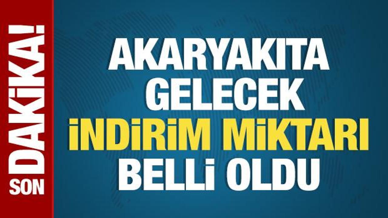 Motorine gelecek indirim miktarı belli oldu