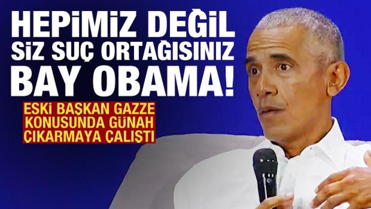 Obama’dan Gazze açıklaması: Hepimiz suç ortağıyız