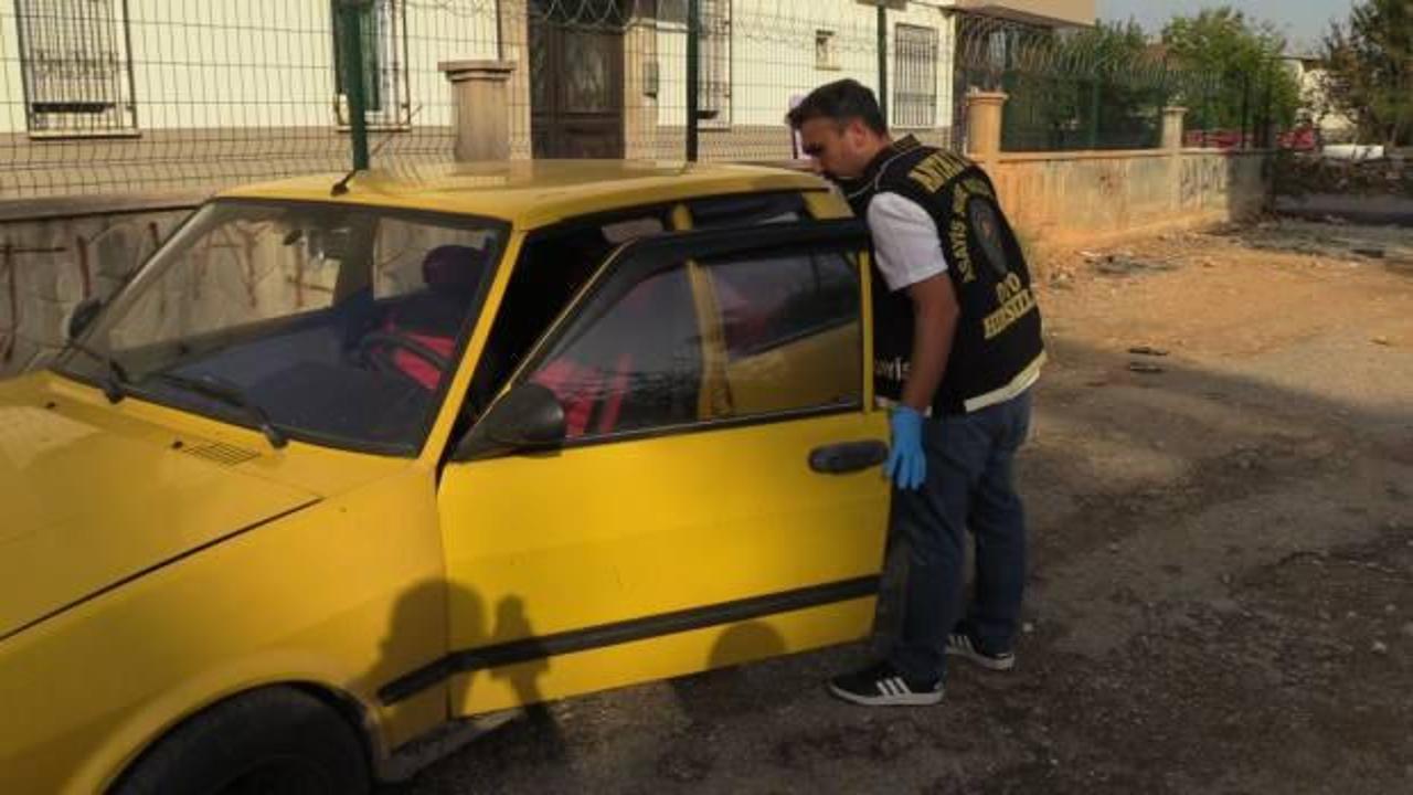 Paspasın altındaki anahtarla çalınan otomobil terk edilmiş olarak bulundu