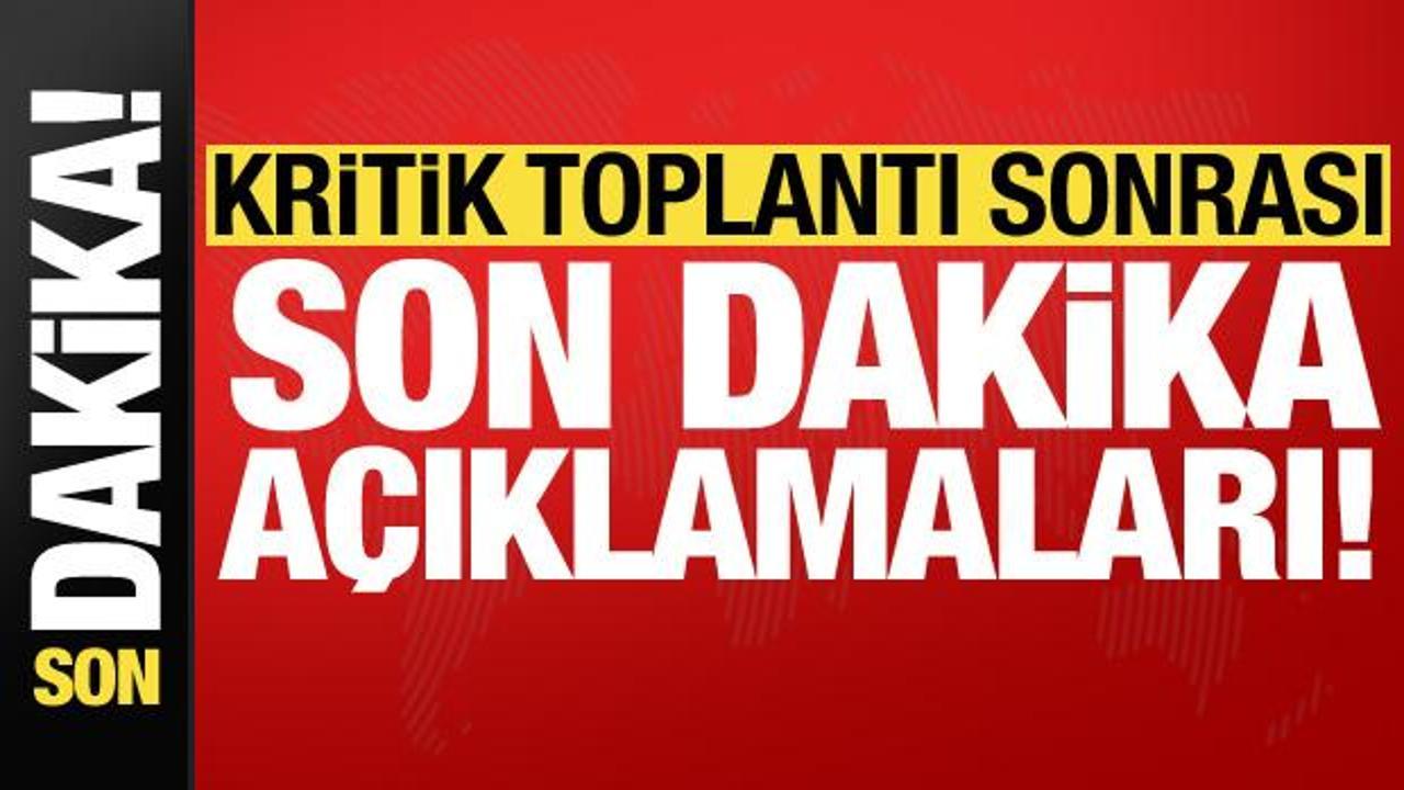 Son dakika: Ömer Çelik’ten MKYK sonrası önemli açıklamalar!