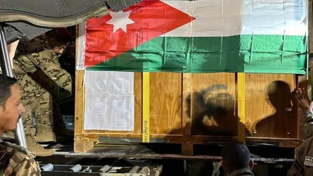 Ürdün Gazze’ye paraşütle ilaç dağıttı